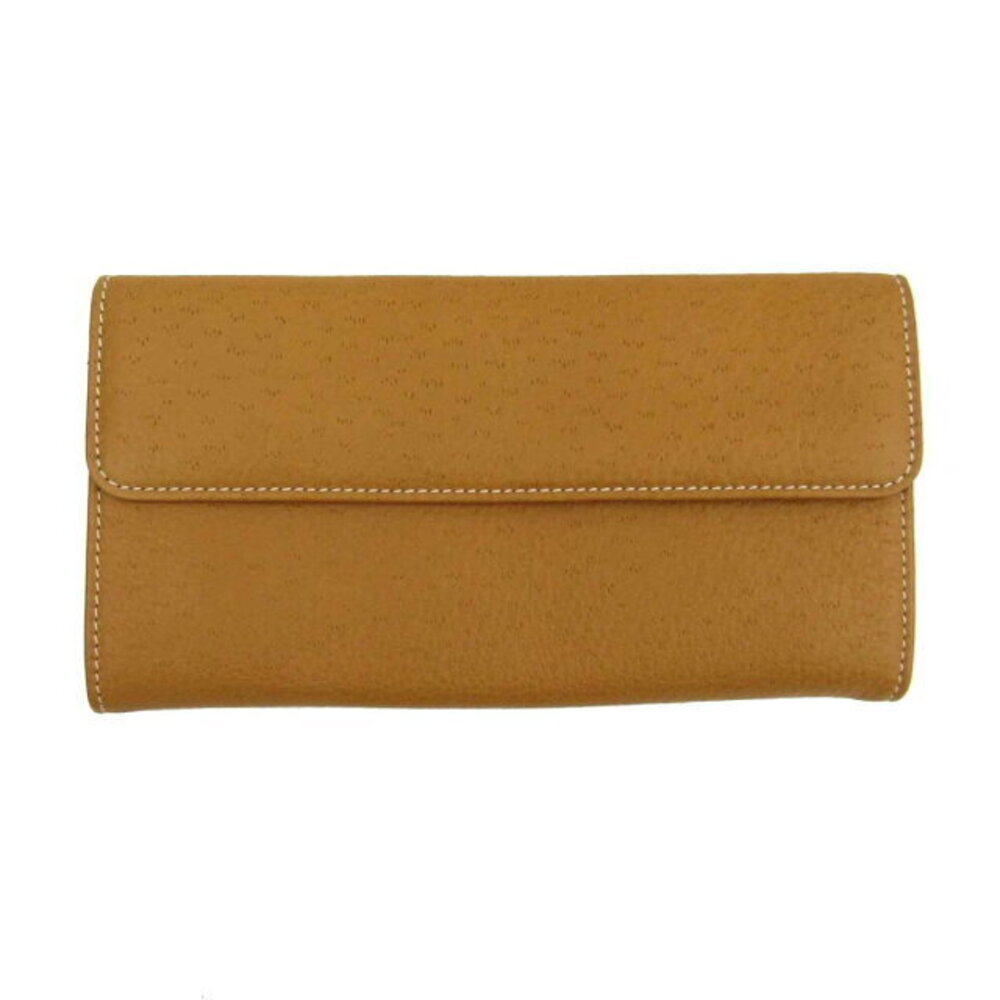Salvatore Ferragamo L Zip Long Wallet Brown Leather
